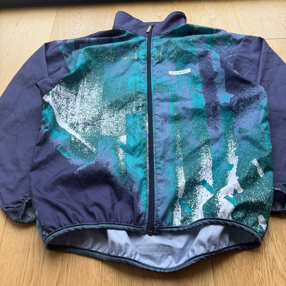 VINTAGE 90s retro Louis Garneau windbreaker - M - Picture 10 of 16